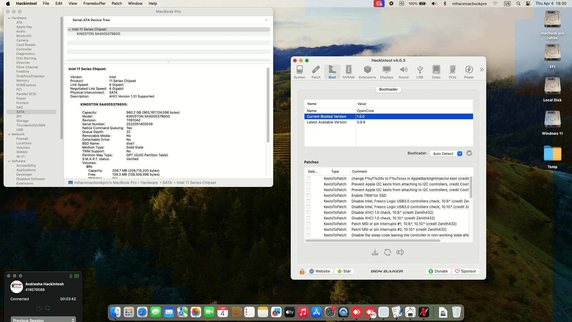 Asus ROG Strix G G531G DBQ086T [CoffeeLake   Intel UHD 630 + I2C]   OpenCore 1